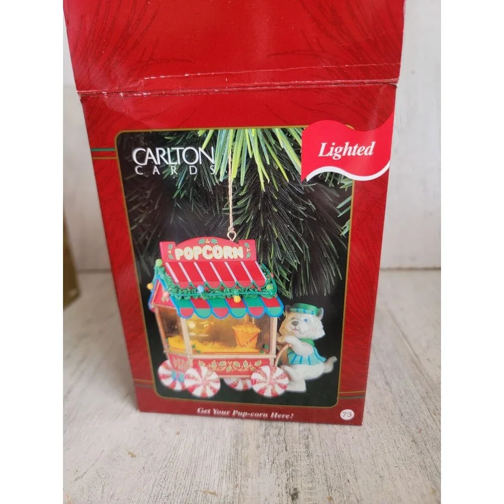 Carlton Cards get your pup-corn here!‎ ornament Xmas